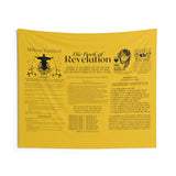 Tapestries (Indoor Wall) Revelation Salvation Black Yellow