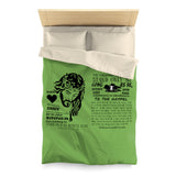 Blanket Comforter - Saint Sinner Black Light Green