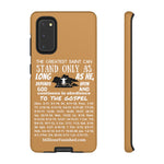 Phone Cases Saint White Light Brown