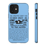 Phone Cases Saint Black Light Blue