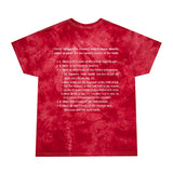 T-Shirt Adult Unisex Tie-Dye Crystal Revelation Outline
