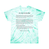 T-Shirt Adult Unisex Tie-Dye Cyclone You Can Overcome