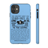 Phone Cases Saint Black Light Blue