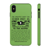 Phone Cases Saint Black Light Green