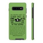 Phone Cases Saint Black Light Green