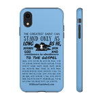 Phone Cases Saint Black Light Blue