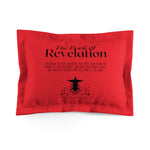 Pillow Sham Revelation 1:3 Black Red