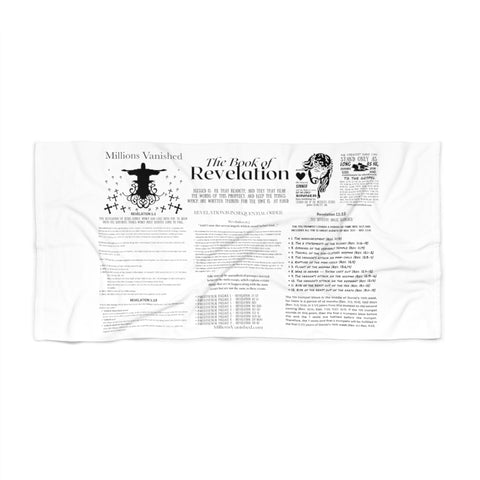 Towel Beach - Revelation Salvation Black White