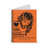 Notebook Sinner Black Orange