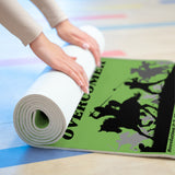 Yoga Mat Overcomer Black Light Green
