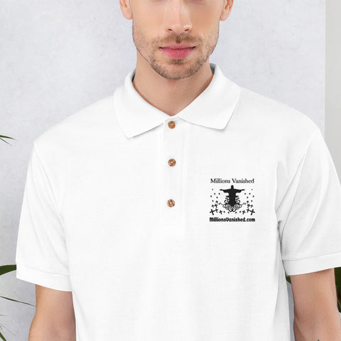 Shirt Embroidered Polo Logo Black