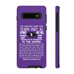 Phone Cases Saint White Purple