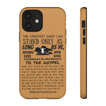 Phone Cases Saint Black Light Brown