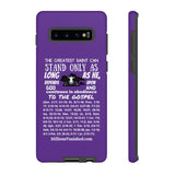 Phone Cases Saint White Purple