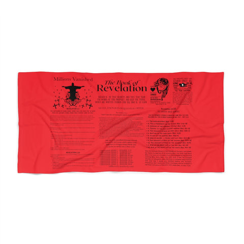 Towel Beach - Revelation Salvation Black Red