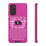 Phone Cases Saint White Hot Pink