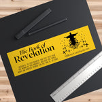 Stickers Bumper - Revelation 1:3 Logo Black Yellow