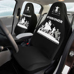 Car Seat Covers Overcomer White Black