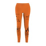 Leggings Saint Sinner Logo Rev. 1:3 Black Orange