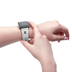 Watch Band Logo Site Black White