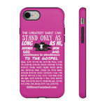 Phone Cases Saint White Hot Pink