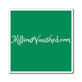 Magnets - Logo White Green 2 Site