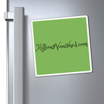 Magnets - Logo Black Green 2 Site