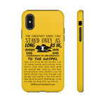 Phone Cases Saint Black Yellow