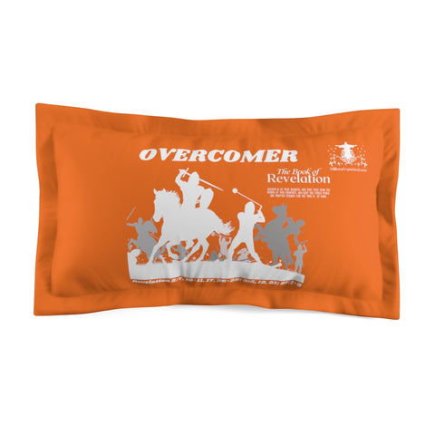 Pillow Sham Overcomer White Orange