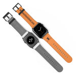 Watch Band Logo Site Black Tangerine