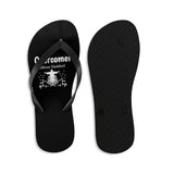 Shoes Unisex Flip-Flops - Overcomer Black