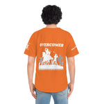 Shirt Men's Baseball Jersey Overcomer Orange