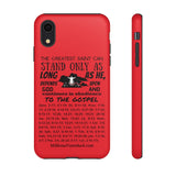 Phone Cases Saint Black Red