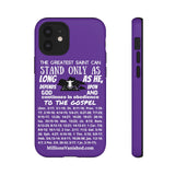 Phone Cases Saint White Purple