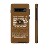 Phone Cases Saint White Brown