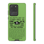 Phone Cases Saint Black Light Green