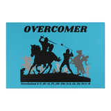 Rug Overcomer Black Teal