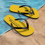 Shoes Unisex Flip-Flops - Overcomer Yellow