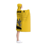 Blanket Hooded Overcomer Black Yellow