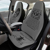 Car Seat Covers Saint Sinner Black Grey