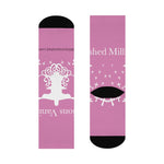 Socks - Crew Socks Pink