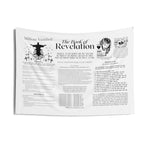 Tapestries (Indoor Wall) Revelation Salvation Black White