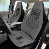 Car Seat Covers Saint Sinner Black Grey