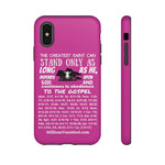 Phone Cases Saint White Hot Pink