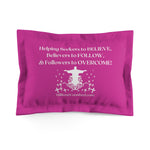 Pillow Sham Great Commission White Hot Pink