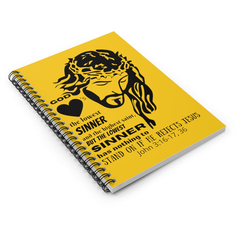 Notebook Sinner Black Yellow