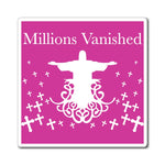 Magnets - Logo White Hot Pink 1