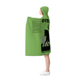Blanket Hooded Overcomer Black Light Green