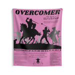 Tapestries (Indoor Wall) Overcomer Black Pink