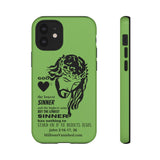 Phone Cases Sinner Black Light Green